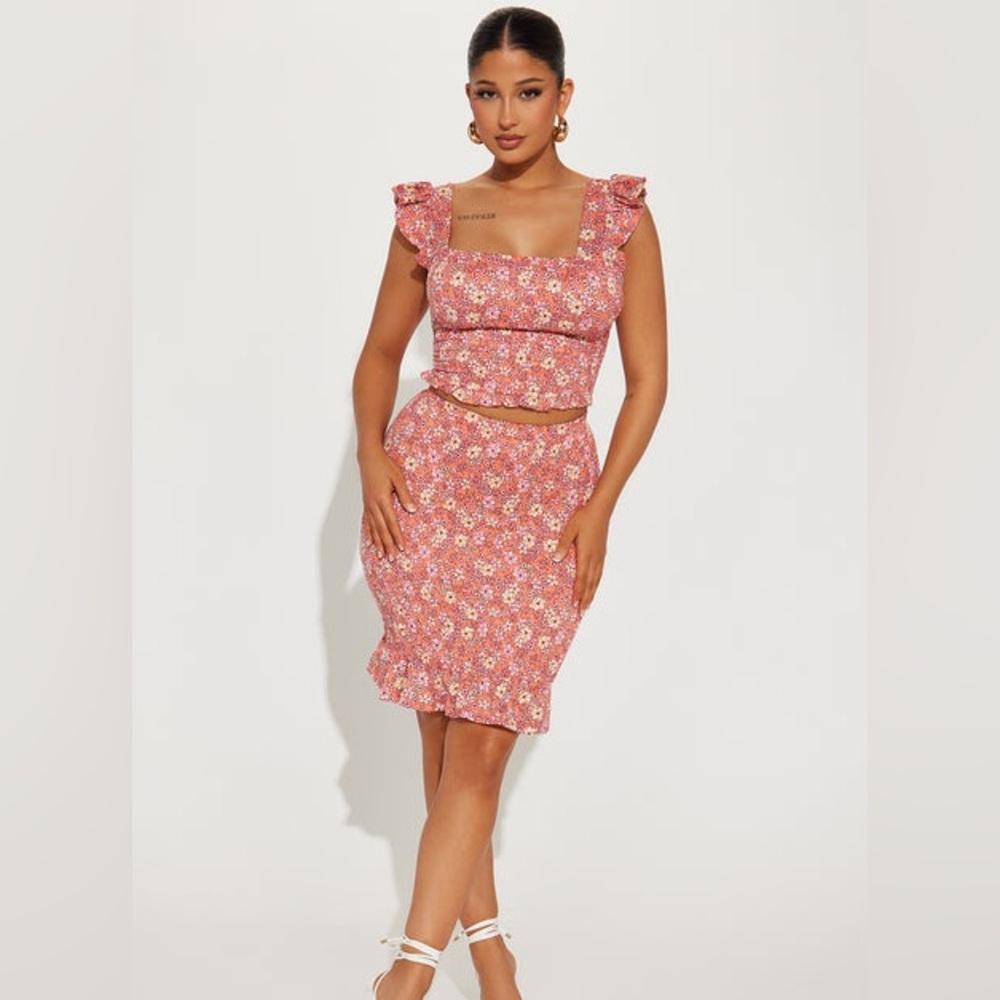 Haute Monde Floral Pink  Set